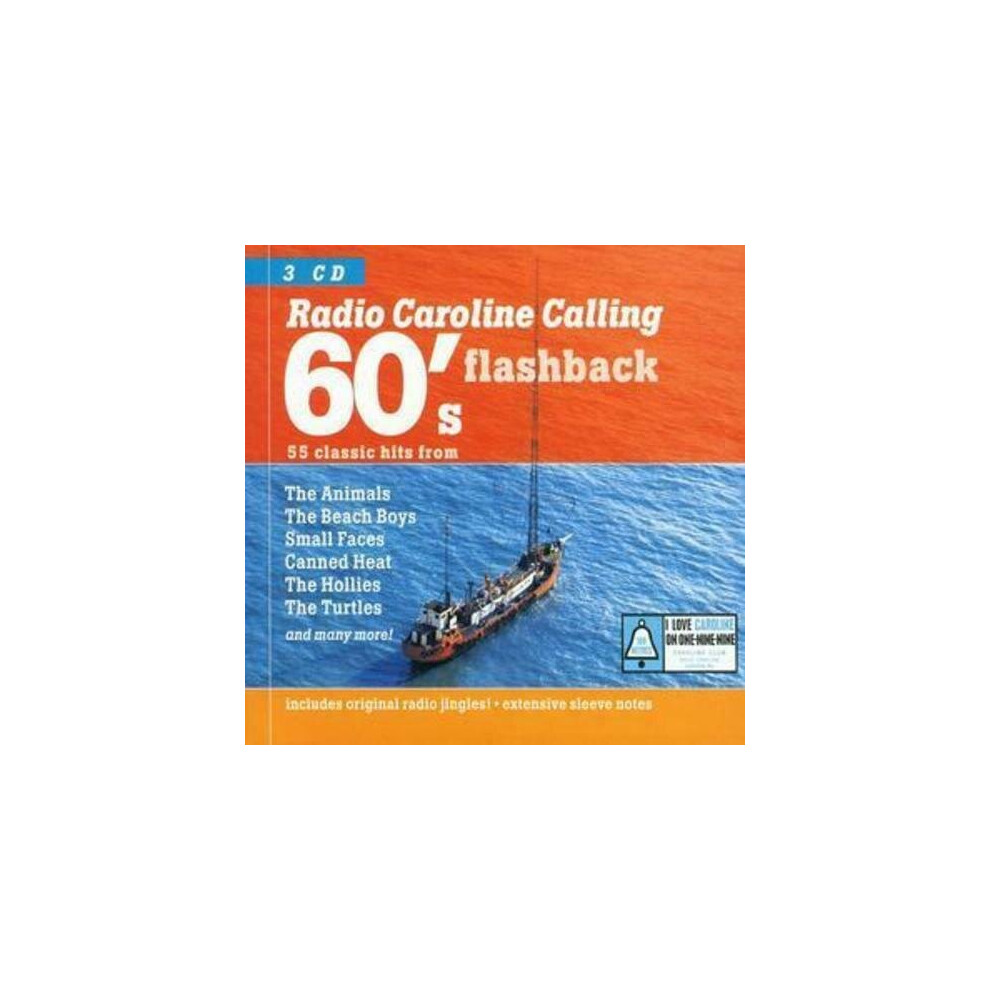 Dvd Various Artists : Radio Caroline Calling 60S Flashback Cd 3 Discs (2001)