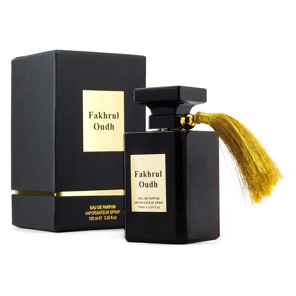 Fakhrul Oudh - Oud Fragrance - Wood Scent Spray for Men by Al Aneeq Perfumes (100ml Eau de Parfum)