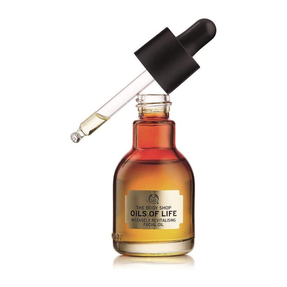 The Body Shop Oils of Life Intensely Revitalising Facial Oil 30ml With 3 PRECIOUS SEED OILS