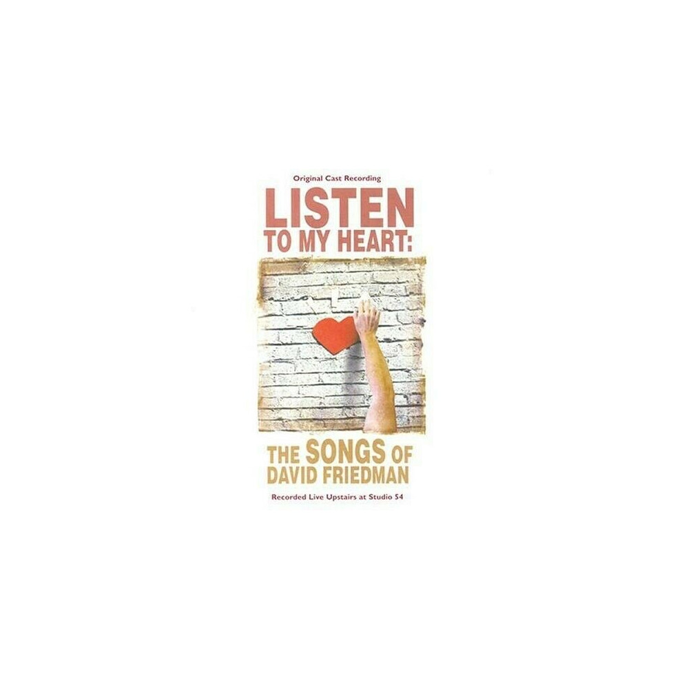 Dvd David Friedman : Listen To My Heart: The Songs Cd