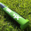 Bronx Aluminium Baseball Bat - Green / Black, 34" 3