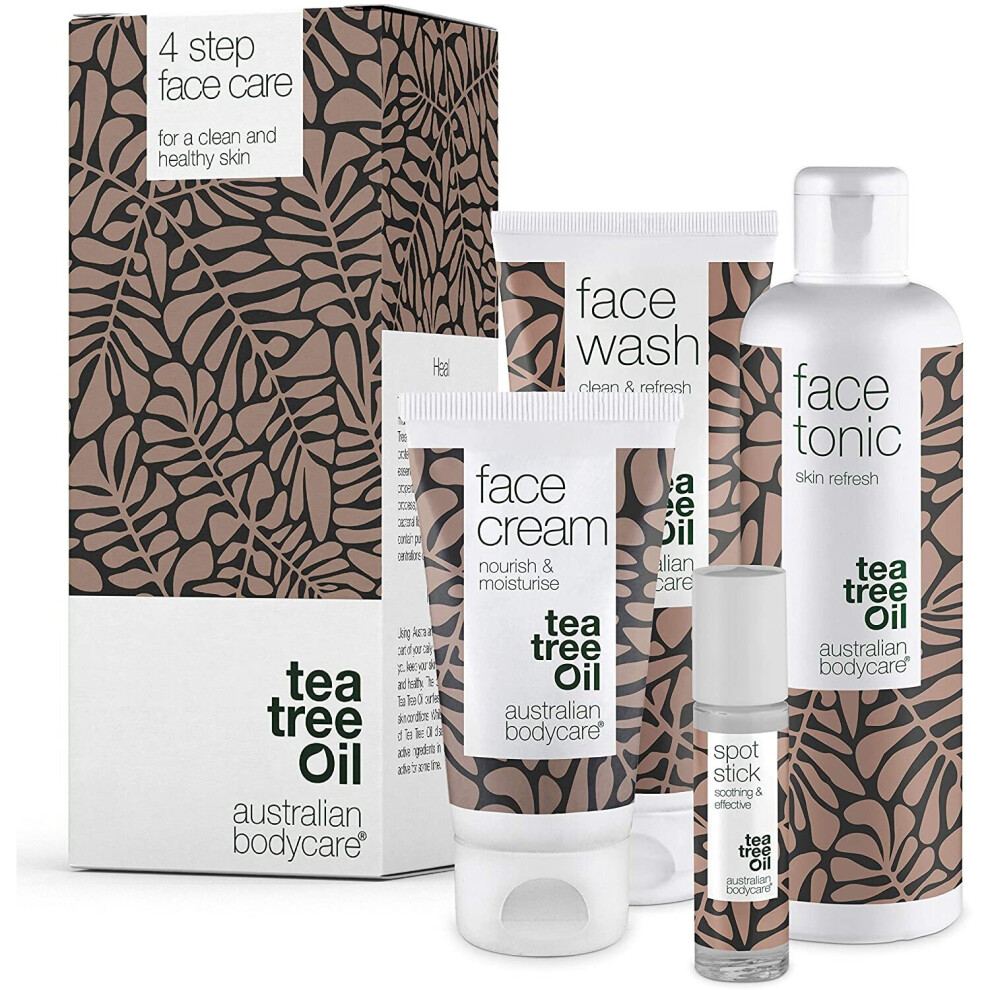 Australian Bodycare 4 Face Products - They Are Perfect For Spots, Pimples And Oily, Acne Prone Skin. With 100% Pure High Pharmaceutical Grade