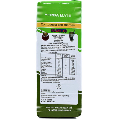 Pajarito Hierbas 500g 1