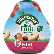 Robinsons Squash'd Summer Fruits No Added Sugar (66ml) - Pack of 2