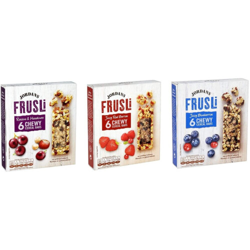 Jordans Frusli Chewy Cereal Bars 180g (Pack of 3) on OnBuy