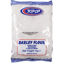 Top-Op Barley Flour 1 kg - Non-Wheat Whole Grain Flour, High in Dietary Fiber, Great for Baking and Thickening Soups