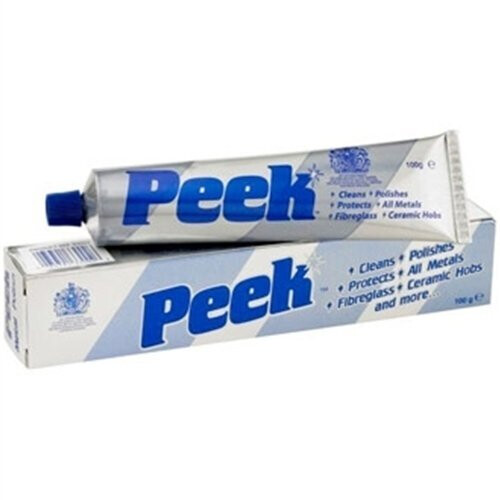 Peek Metal Polish 100g - Pro-Grade Shine & Protection for All Metals, Easy Rub-On, Wipe-Off