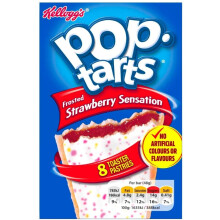 Kelloggs Pop Tarts Frosted Strawberry Sensation, (8 x 48g) 384g