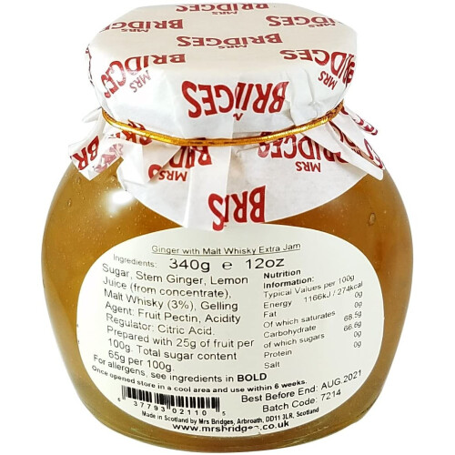 Ginger Preserve with Malt Whisky 340g 1