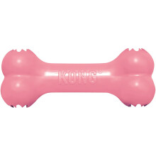 KONG - Puppy Goodie Bone - Teething Rubber, Treat Dispensing Dog Toy (Assorted Colours) - For Small Puppies