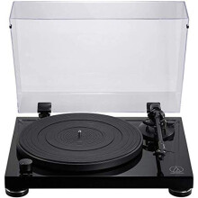 Audio-Technica AT-LPW50PB Manual Belt Drive Turntable - Piano Black