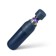 LARQ Bottle PureVis - Self-Cleaning and Insulated Stainless Steel Water Bottle with Award-winning Design and UV Water Sanitizer (500ml, Monaco Blue)