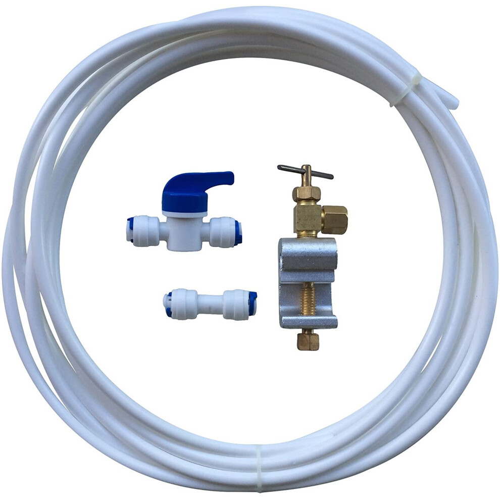 American Fridge Freezer Water Filter Connection Plumbing Kit Including Tubing