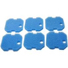 LTWHOME Replacement Blue Coarse Filter Pad Fit for Eheim Professional 2222/2324 and Experience 150/250/250T (Pack of 6)