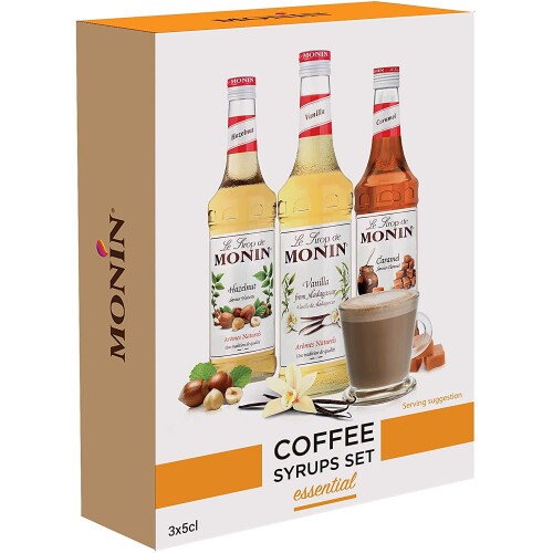 MONIN Premium Coffee Syrup Gift Set 3 x 5 cl