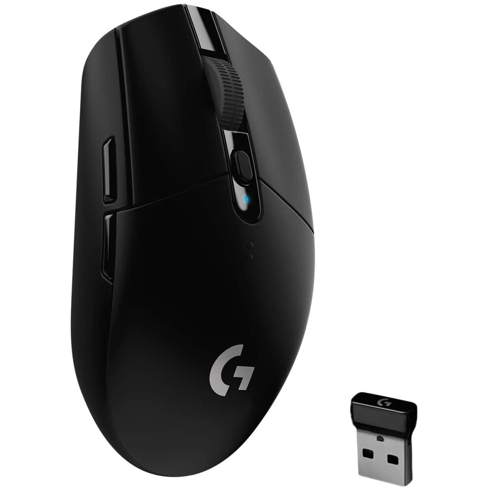 Logitech G305 Lightspeed Wireless Gaming Mouse, Hero 12K Sensor, 12,000 Dpi, Lightweight, 6 Programmable Buttons, 250H Battery Life, On-Board Memory,