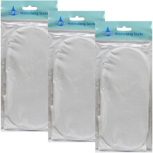 Source Healthcare Cotton Moisturising Cream Retainer Super Soft Overnight Socks, 3 Pair