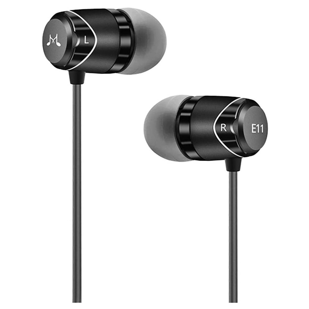 SoundMAGIC E11 High Fidelity Headphones Smartphone Earbuds In-Ear Headphones earphones with Noise Reduction - Black