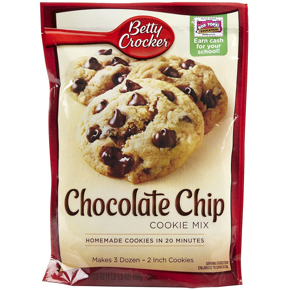 Betty Crocker Chocolate Chip Cookie Mix 17.5 Oz (496G)