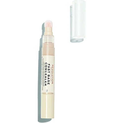 Makeup Revolution, Fast Base Concelear, Under-Eye Concealer Pen, C 3, 4.5 ml 2