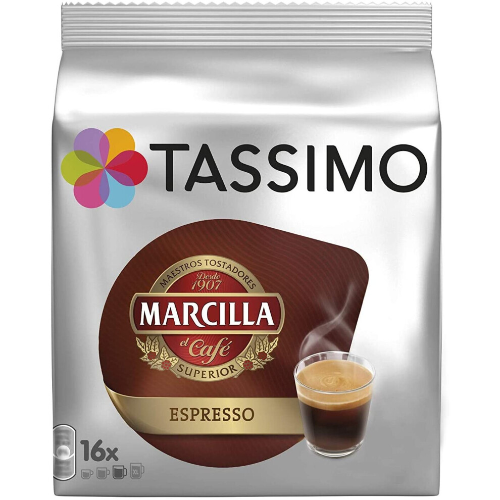 CafÃ© Tassimo Marcilla Espresso 16 Caps