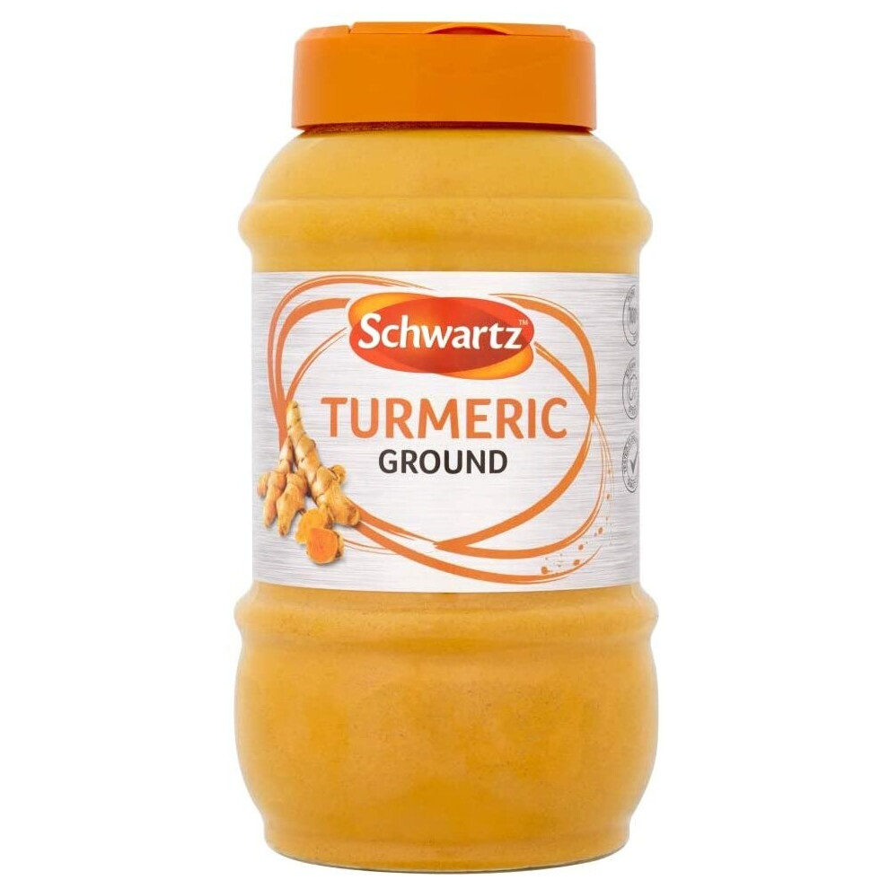 Schwartz Ground Turmeric, Spices For Indian Curry Sauce And Caribbean Seasoning, 0.38 Kg