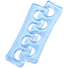 Toe Separators Toe Spacers Toe Stretchers Soft&Flexible Silicone for Nail Art Pedicure Tools (Blue)