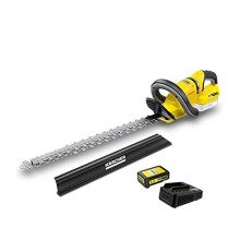 Kärcher HGE 18-50 Cordless Hedge Trimmer (50 cm Blade) with Battery & Fast Charger – Rotating Handle, Anti-Jam, Saw Function