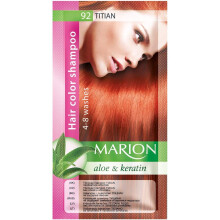 Marion Hair Color Shampoo in Sachet Lasting 4-8 Washes - 92 - Titian