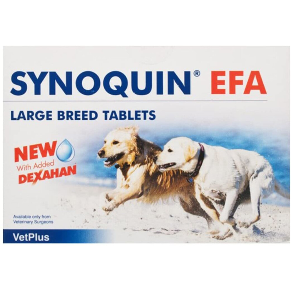 Synoquin Tasty Large Breed - 120 Chewable Tablets For Joint Support In Large Dogs