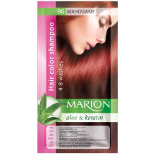 Marion Hair Color Shampoo in Sachet Lasting 4-8 Washes - 96 – Mahogany