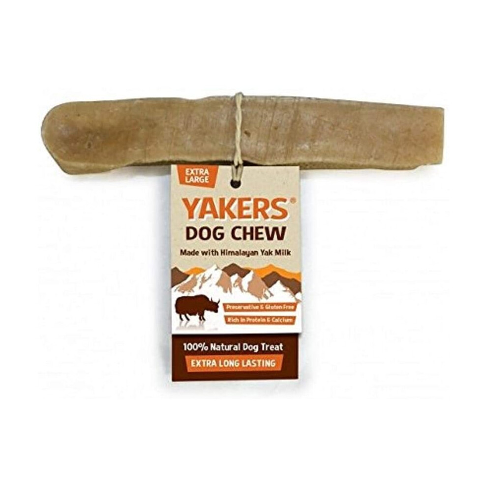 Yakers Natural Dog Treats Dry Himalayan Yak Milk Chew Bar - Pack of 10