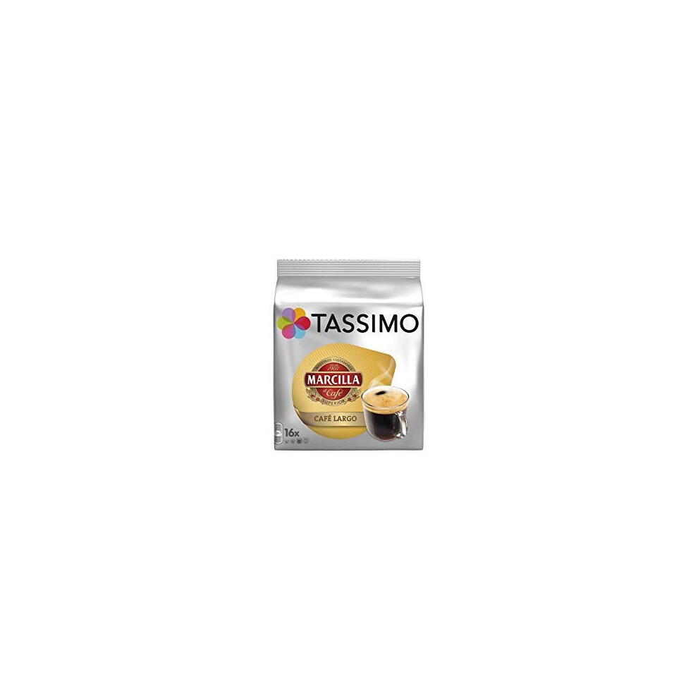 Tassimo Marcilla Cafe Largo - Large Desayuno Breakfast Coffee 16 Discs/Servings