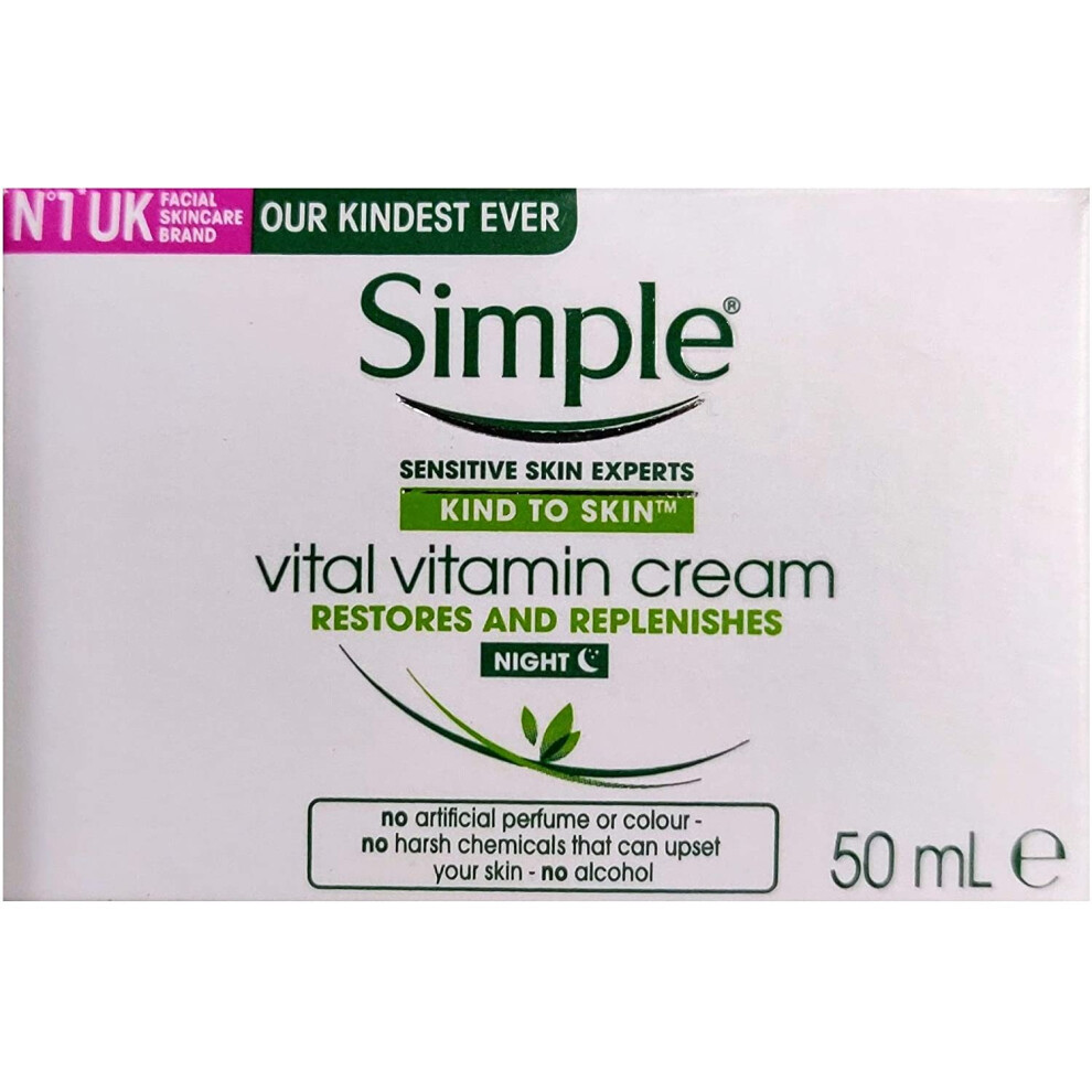 Simple Kind To Skin Vital Vitamin Night Cream 50 ml