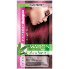 Marion Hair Color Shampoo in Sachet Lasting 4-8 Washes - 57 – Dark Cherry