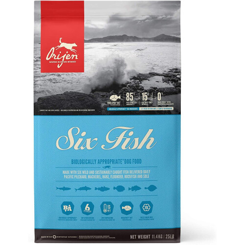 Orijen Orijen Six Fish Hondenvoer, 11.4 kg
