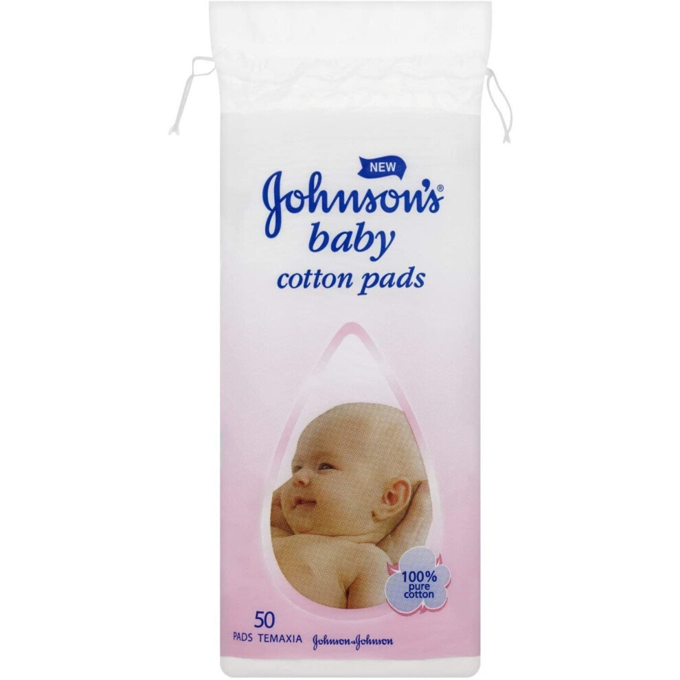 JOHNSON'S Baby Cotton Pads 50's