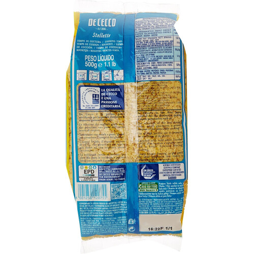 De Cecco Stellette n.75 (500g) 1