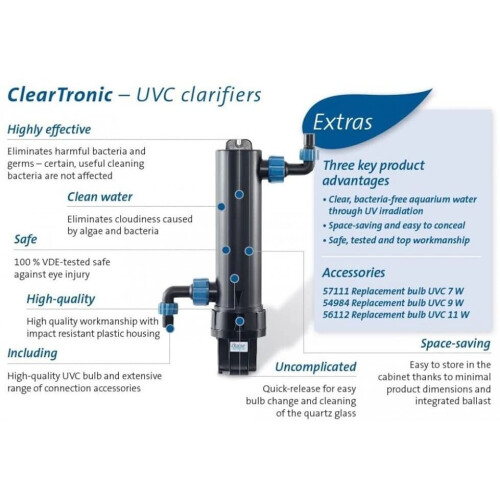 ClearTronic UVC 11 Watt Aquarium Clarifier - Oase 2