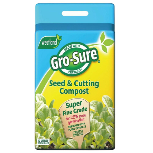 Westland Gro-Sure Seed & Cutting Compost Plant Extracts Pouch 10L 4Kg 2