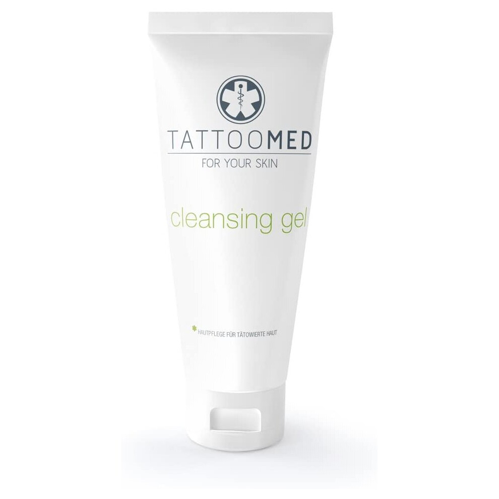 TattooMed Cleansing Gel - pH Neutral Sensitive Washing Gel for Healthy Tattoos - (1 x 25ml)