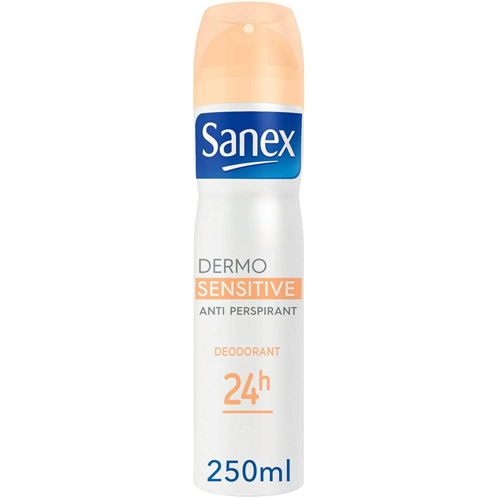 Sanex Dermo Sensitive Anti-Perspirant Deodorant Spray, 250 ml
