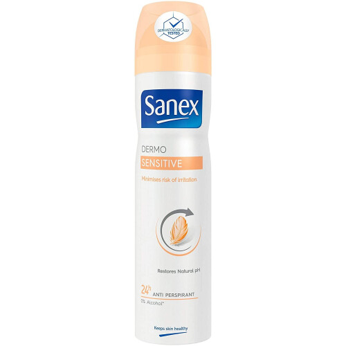 Sanex Sanex Dermo Sensitive Anti-Perspirant Deodorant Spray, 250 ml 1