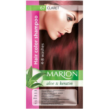 Marion Hair Color Shampoo in Sachet Lasting 4-8 Washes - 67 - Claret