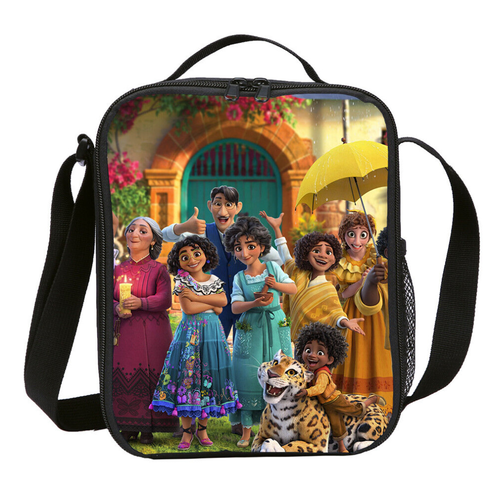 (4) Encanto Thermal Insulated Cooler Lunch Bags School