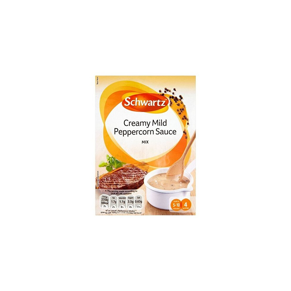 Schwartz Mild Peppercorn Sauce Mix 25G - Pack Of 6 Green