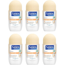 Sanex Dermo Sensitive Roll On Antiperspirant 50ml Pack of 6, Deodorant for Sensitive Skin, 0% Alcohol or Ethanol, (6x50ml)