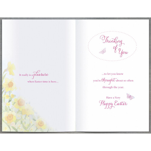 Thinking Of You At Easter Time Easter Greeting Card Easter Greetings Cards 2