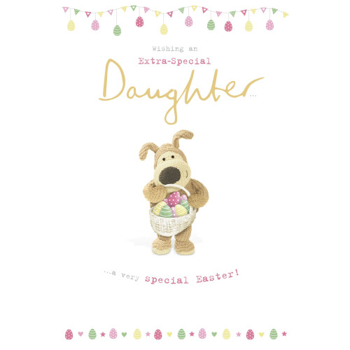Boofle Extra-Special Daughter Easter Greeting Card Cute Easter Greetings Cards 1