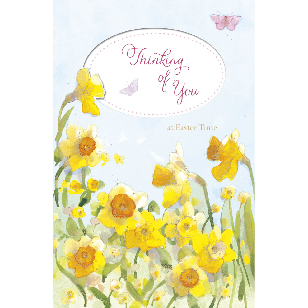 Thinking Of You At Easter Time Easter Greeting Card Easter Greetings Cards